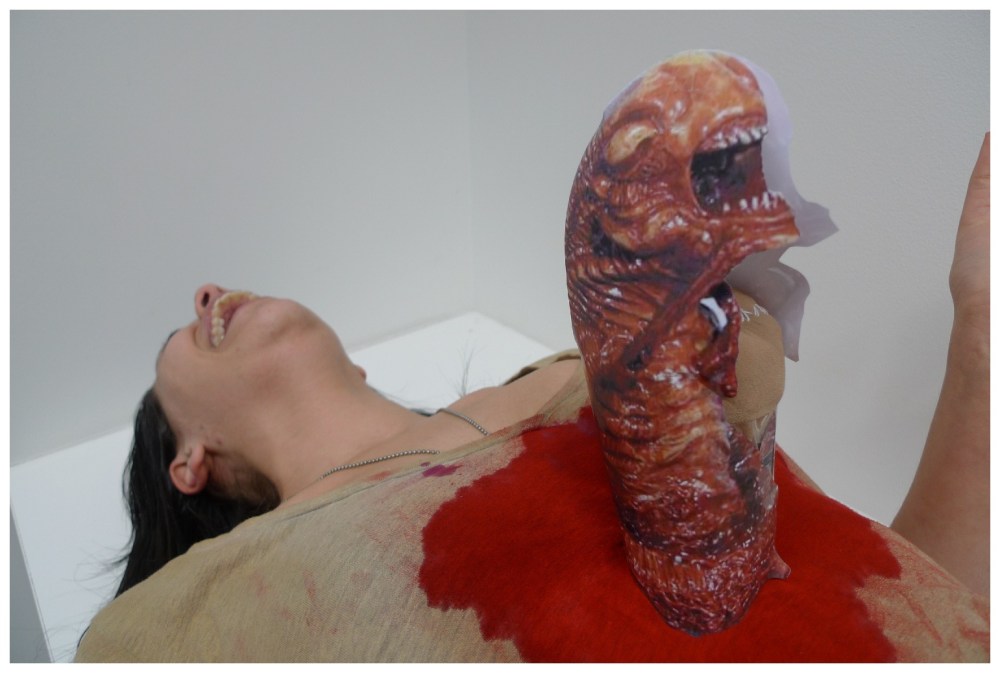 How to: Alien coming out of stomach costume