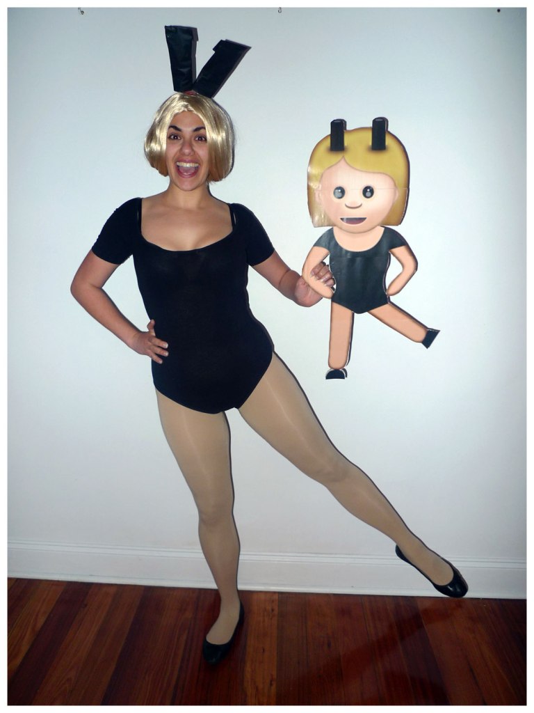 Dancing Twin Girls Emoji Costume