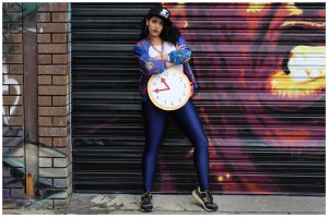 90's Hip Hop Costume Fierce Cross