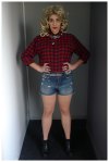 Beyonce Flawless Red and Black Plaid Shirt Costume