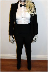 Lady Gaga Skeleton Costume Outfit