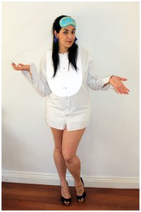 Breakfast at Tiffany's Tuxedo Shirt Costume